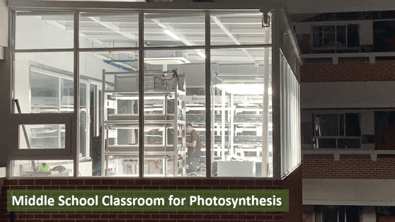 Middle School Classroom for Photosynthesis - Software Controlled
